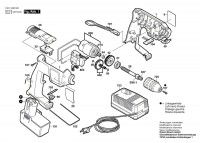 Bosch 0 601 938 5B3 GBM 12 VES-2 Cordless Drill 12 V / GB Spare Parts GBM12VES-2